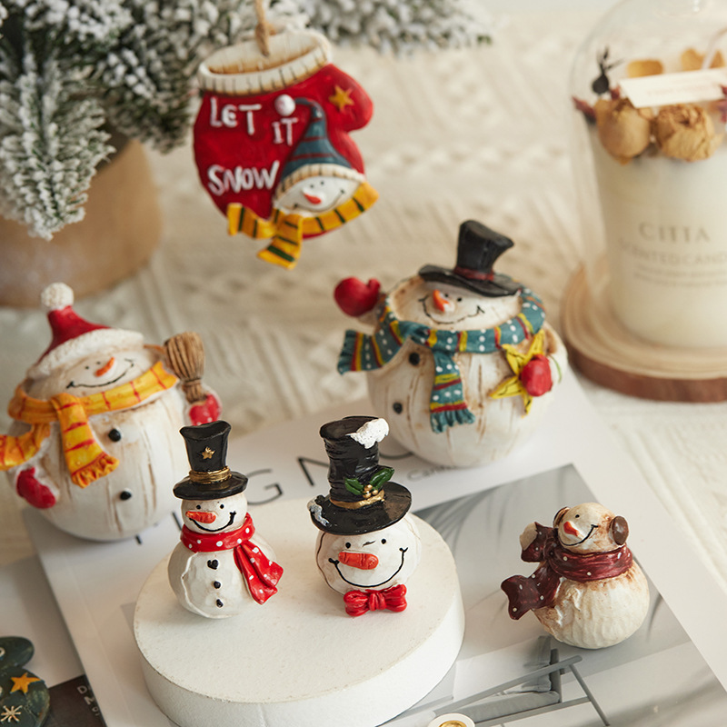 ☃️Christmas Resin Snowman Ornament