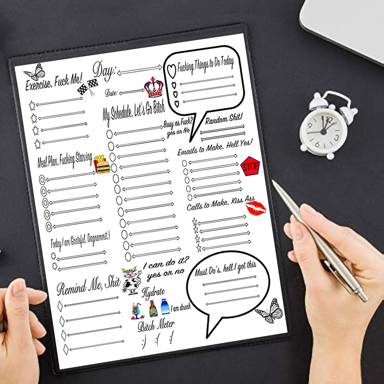 Swear Words Daily Planner