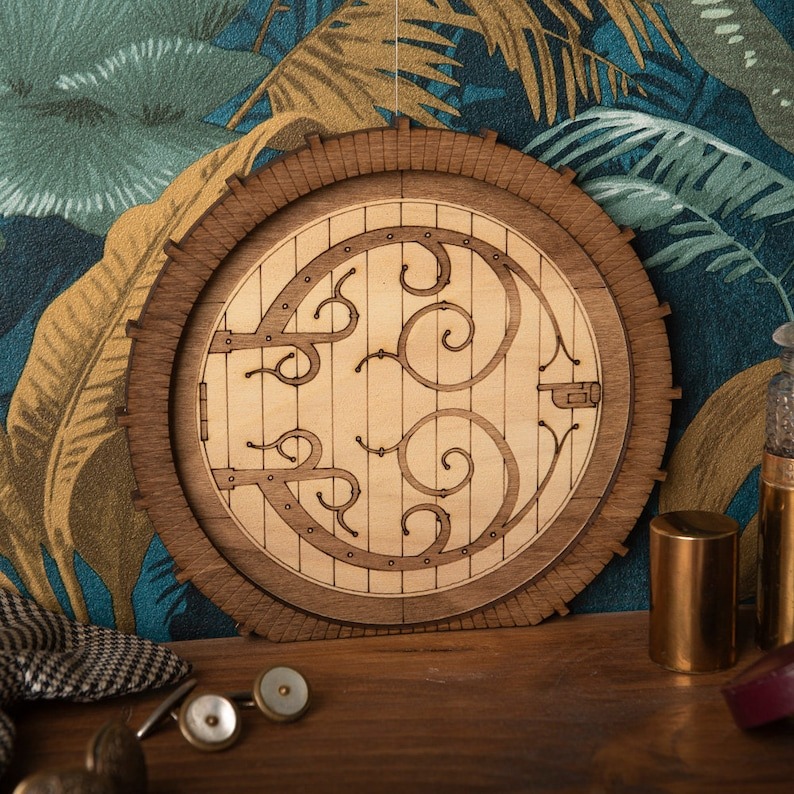 Wall decoration door miniature mini hole