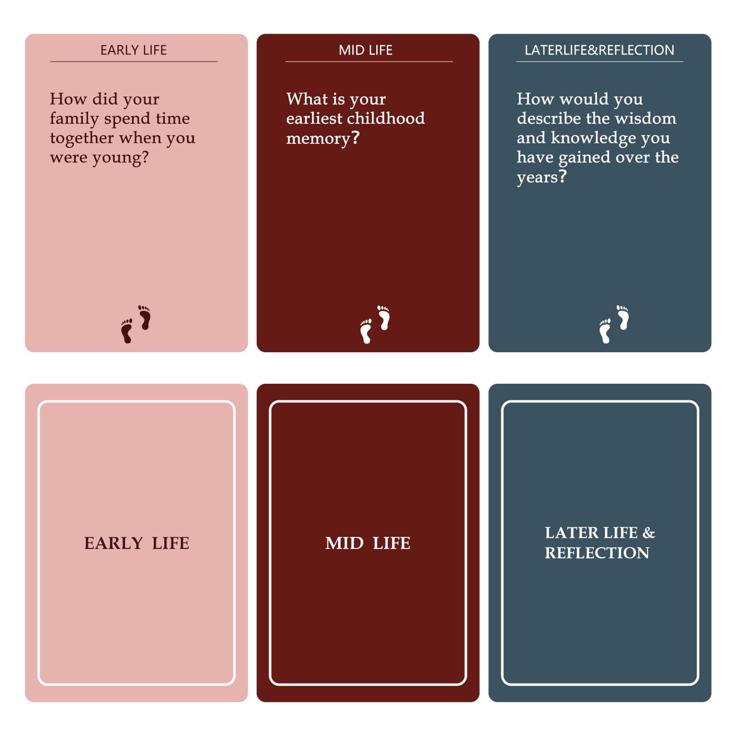 150 Life Story Interview Kit Cards