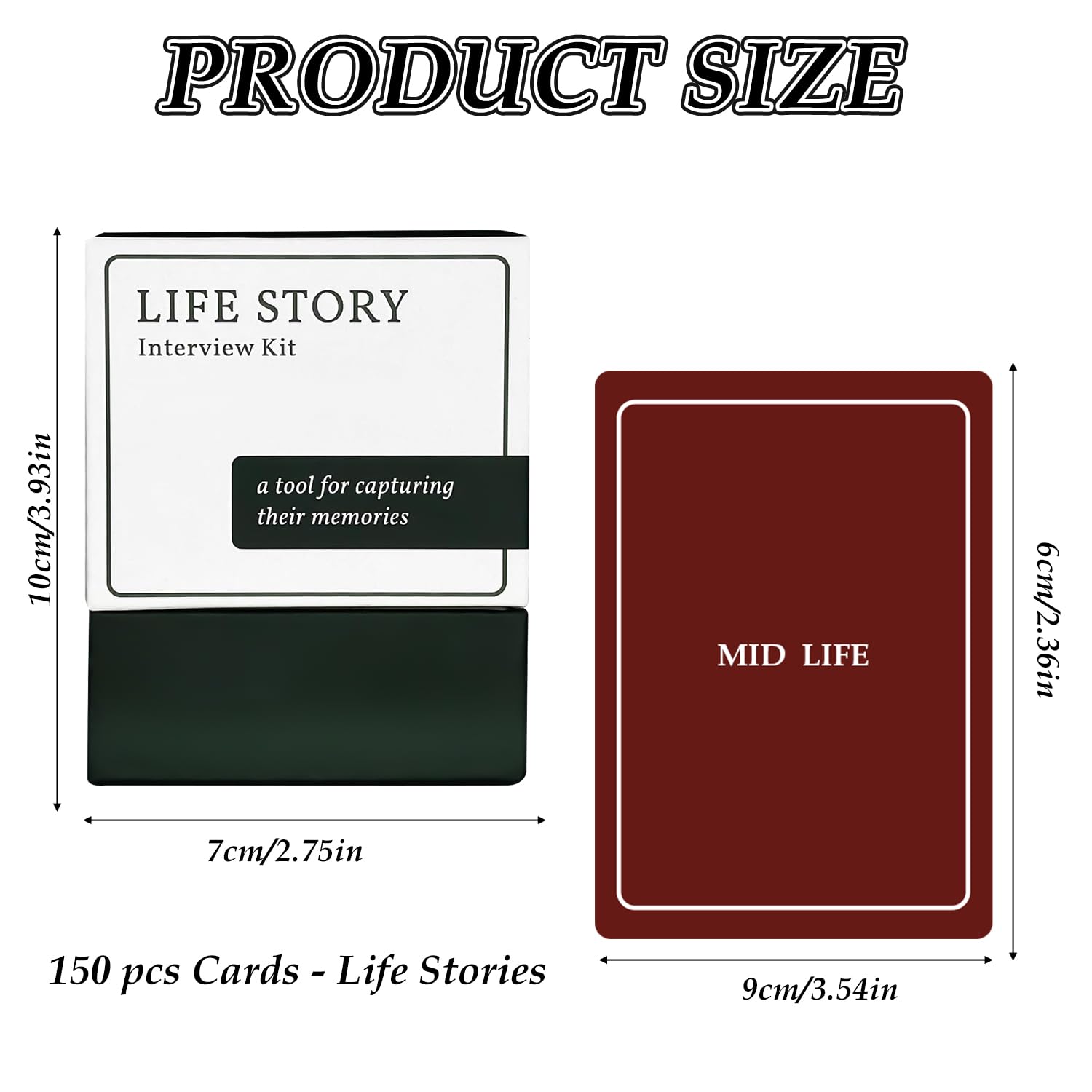 150 Life Story Interview Kit Cards