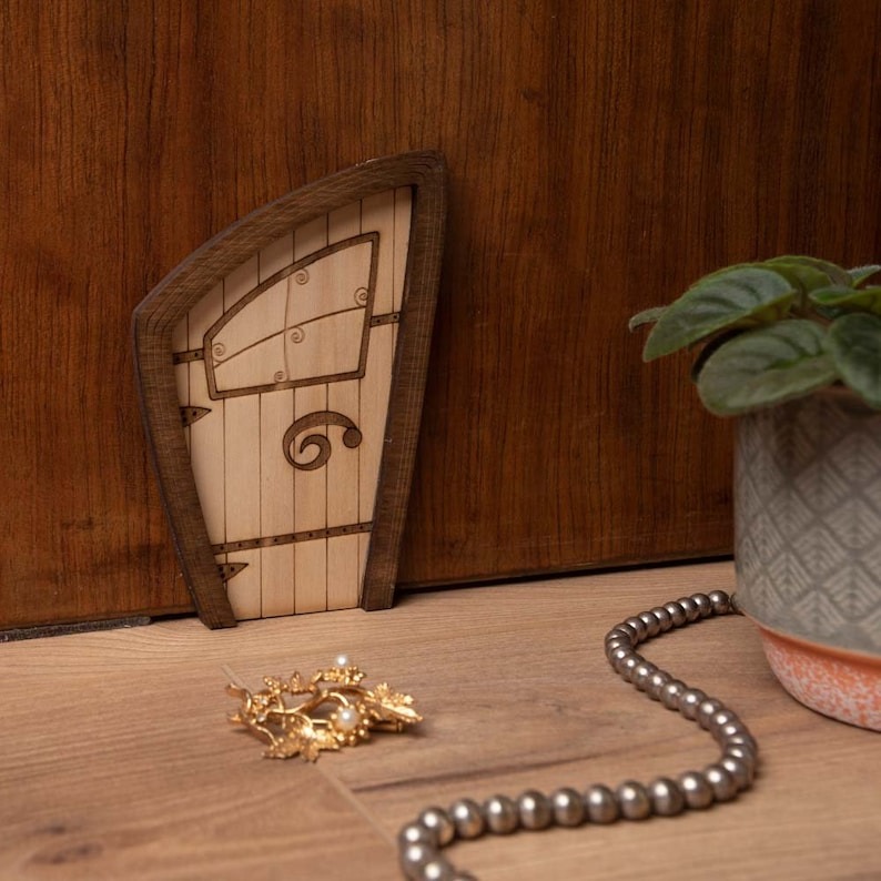 Wall decoration door miniature mini hole