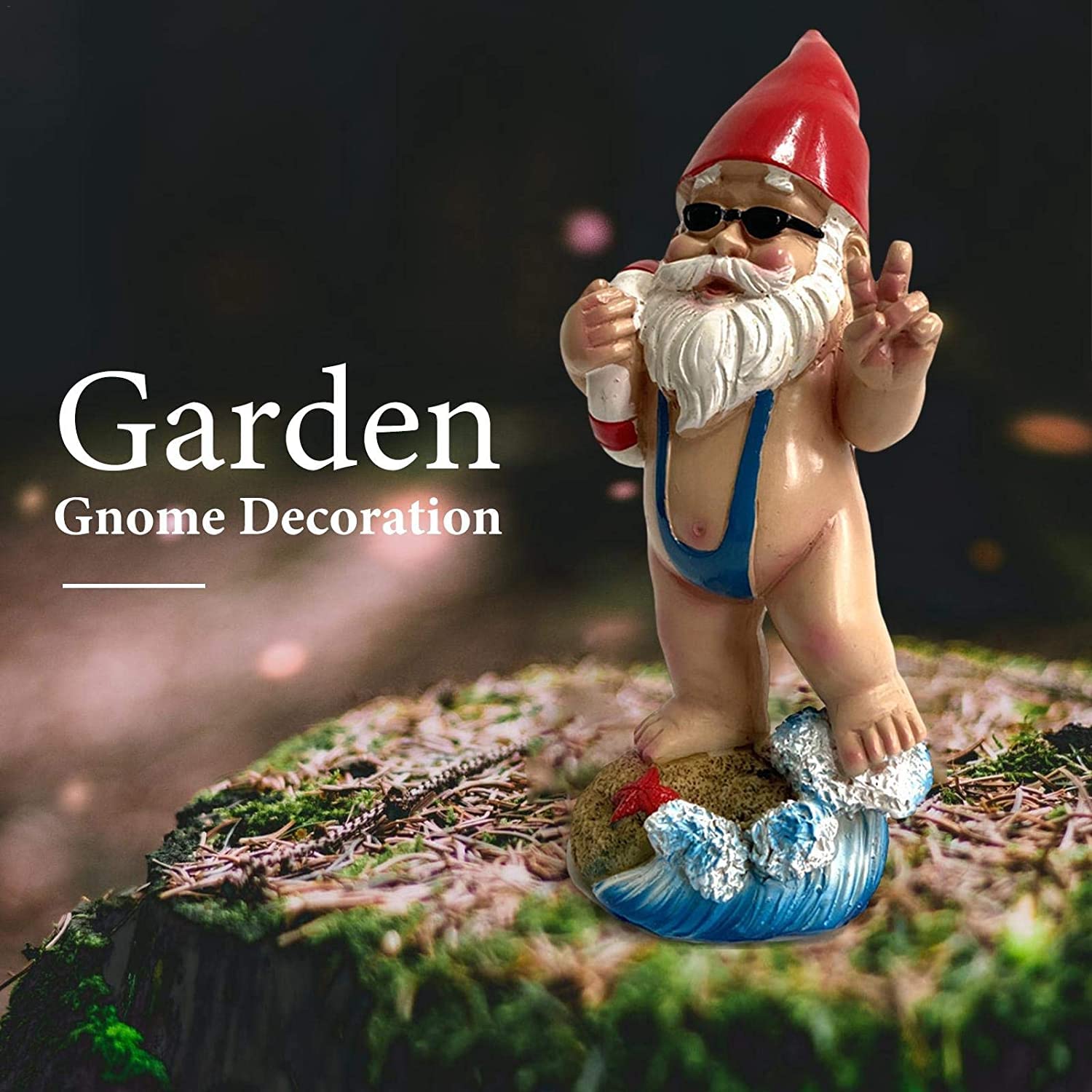 🤣Funny Garden Drunk Gnome Statue