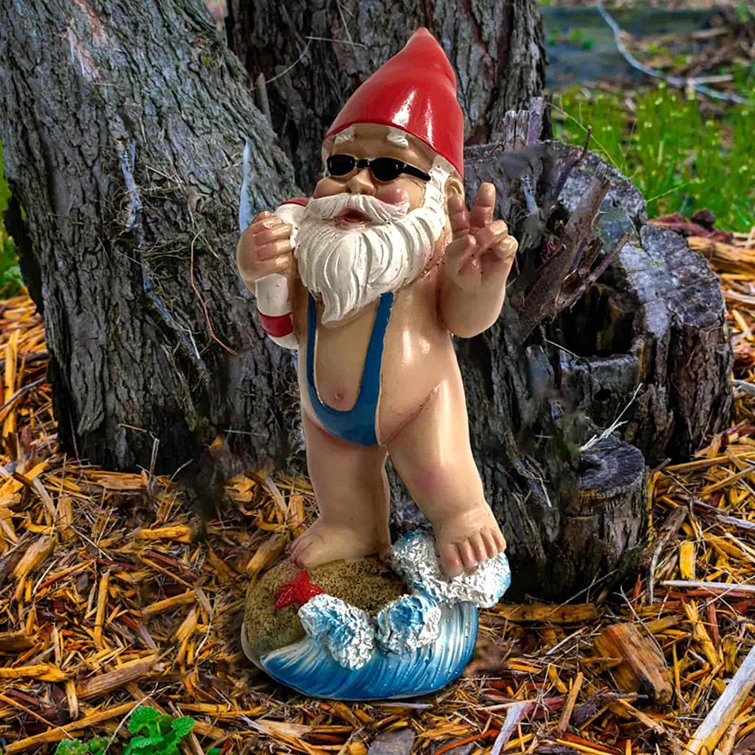 🤣Funny Garden Drunk Gnome Statue