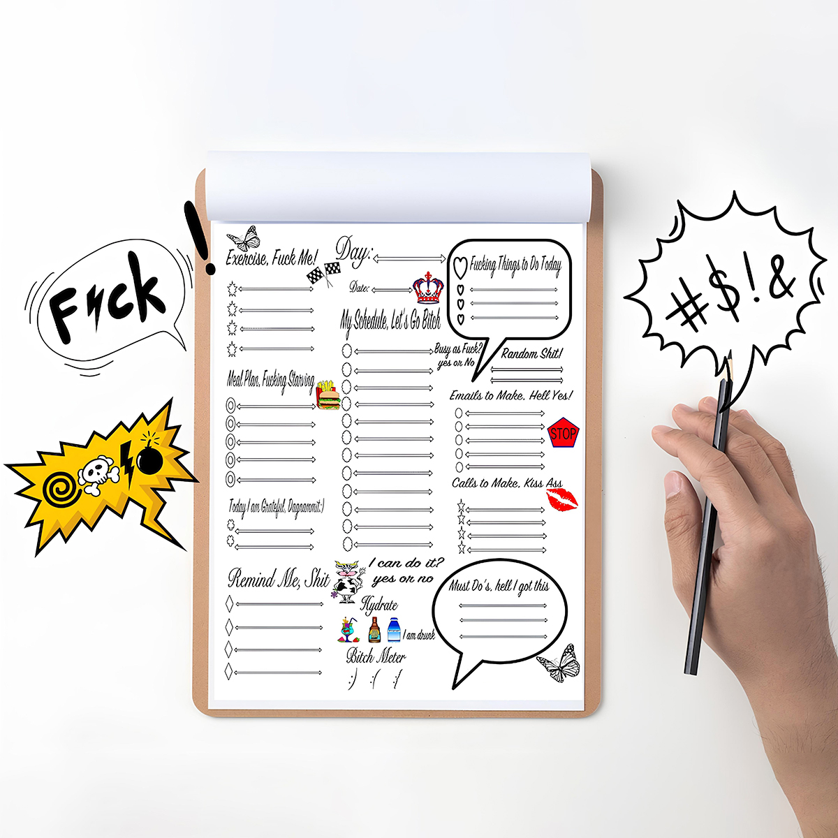 Swear Words Daily Planner