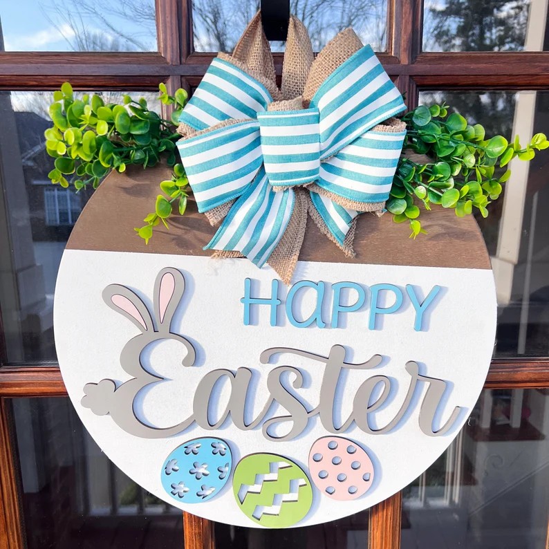 Easter Front Door Decor
