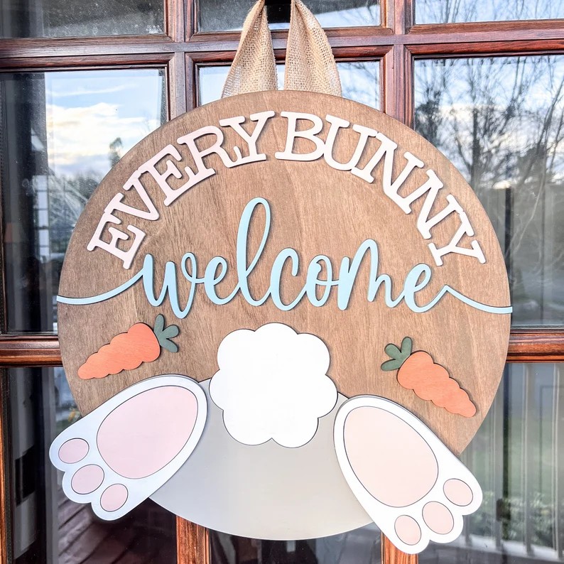 Easter Front Door Decor