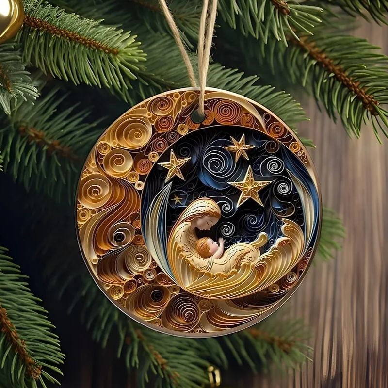 🎅Flat Quilling Christmas Ornaments