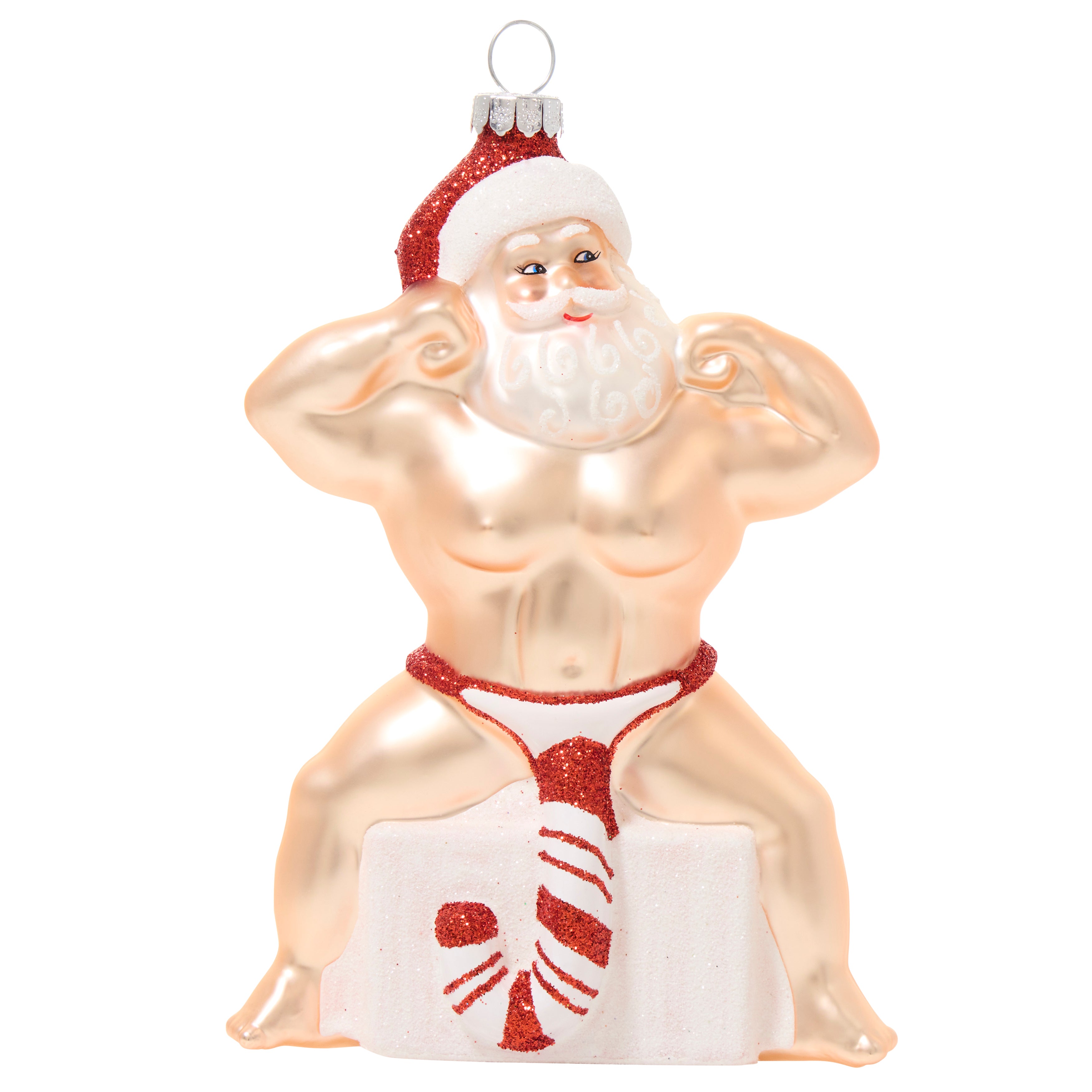 🔥Hot Sale 50% OFF - 🤣Funny Claus Christmas Ornament(6)