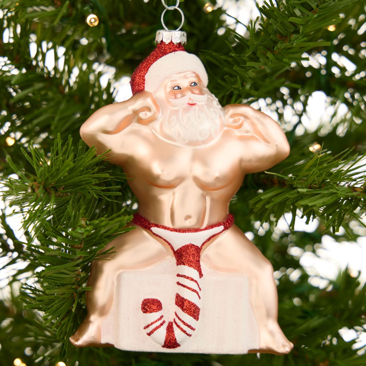 🔥Hot Sale 50% OFF - 🤣Funny Claus Christmas Ornament(6)
