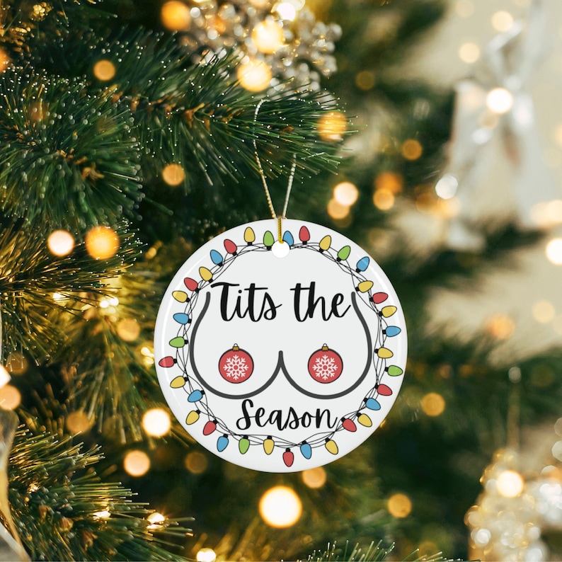 🤣Tits the Season - Funny Christmas Ornaments
