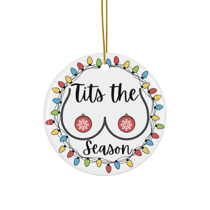 🤣Tits the Season - Funny Christmas Ornaments
