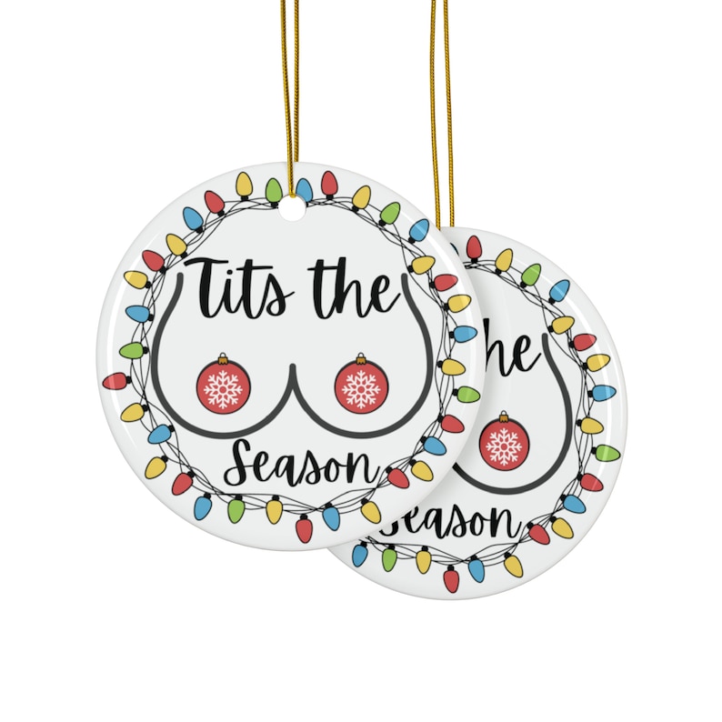 🤣Tits the Season - Funny Christmas Ornaments