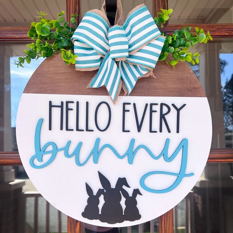 Easter Front Door Decor
