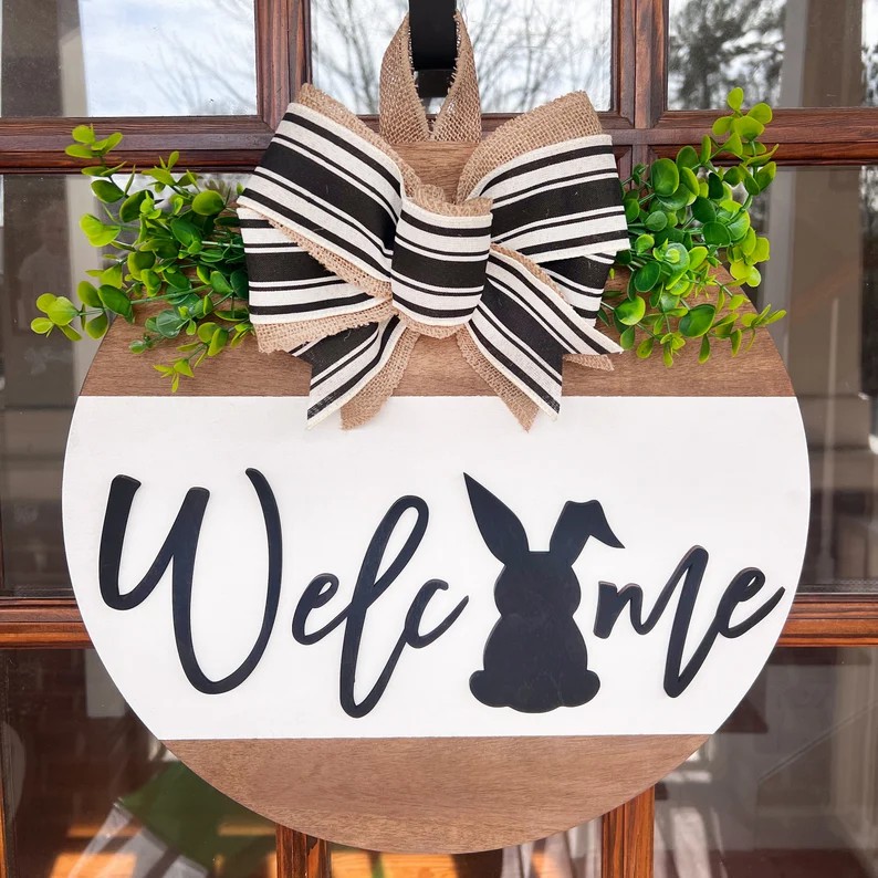 Easter Front Door Decor