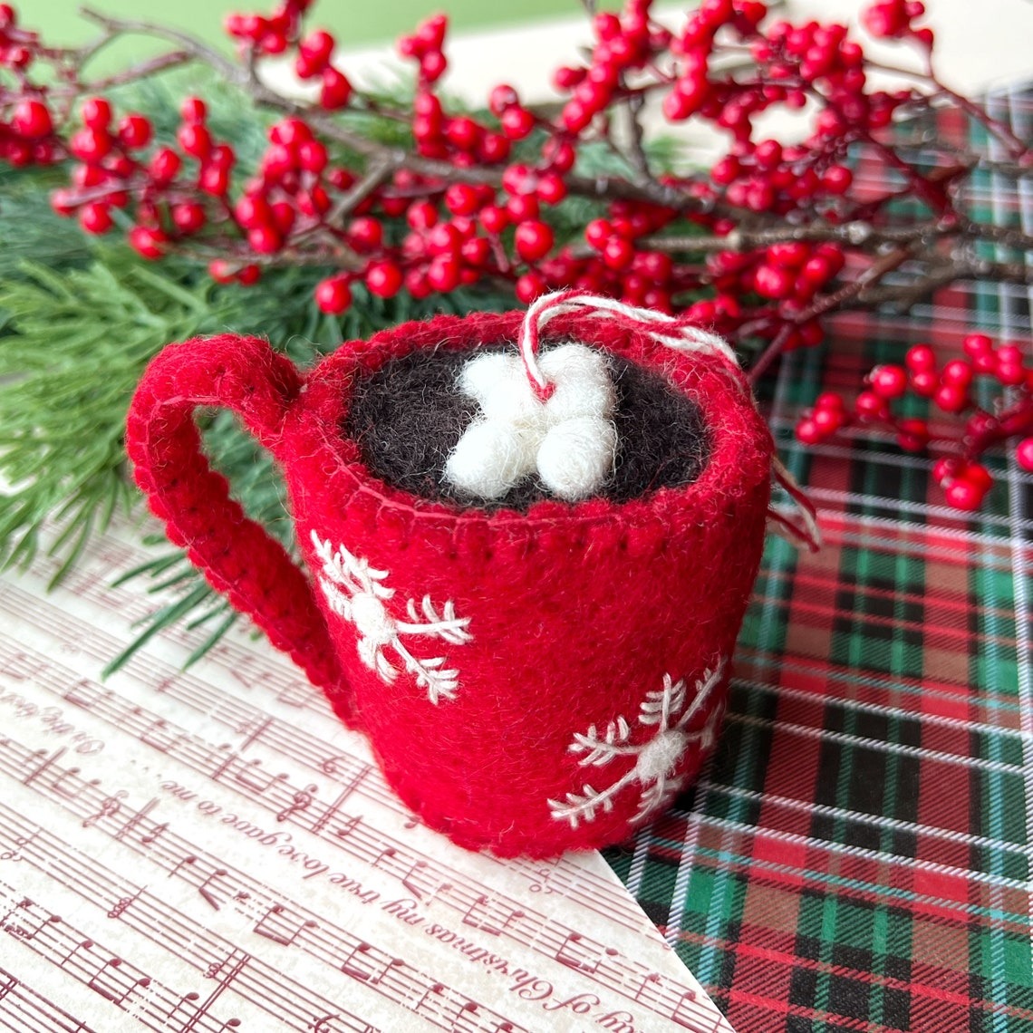 Handmade Christmas Felt Ornament