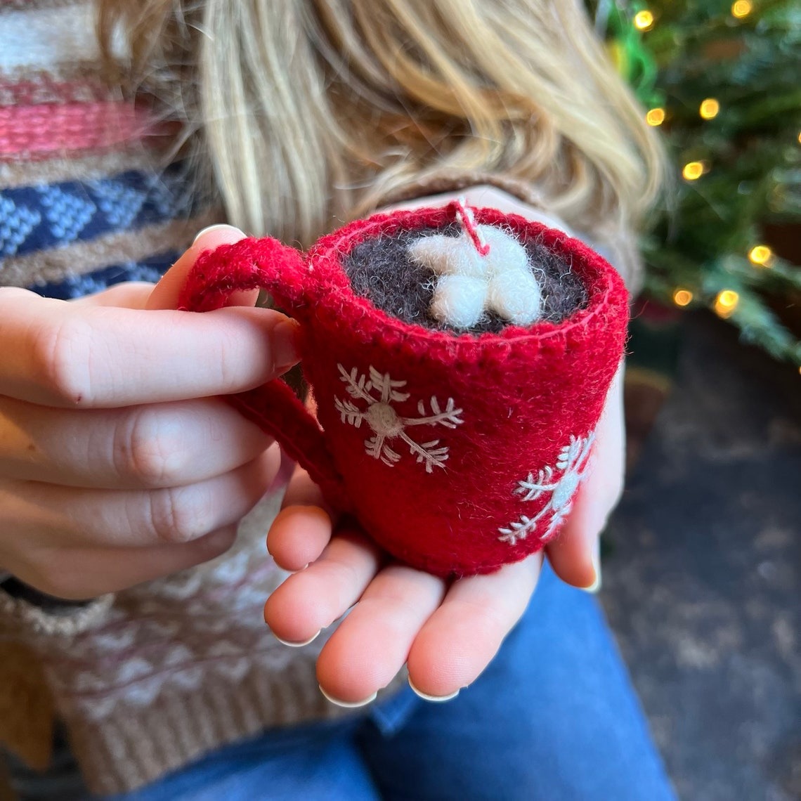 Handmade Christmas Felt Ornament