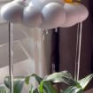 Original Dripping Rain Cloud for Plants with Sun and Pastel Rainbow Charms