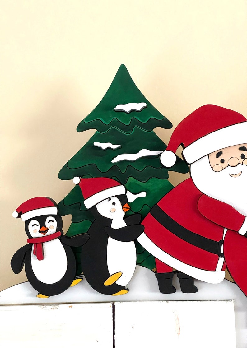 🎅2024 Christmas Gift 50% Off--Metal Christmas Door Topper