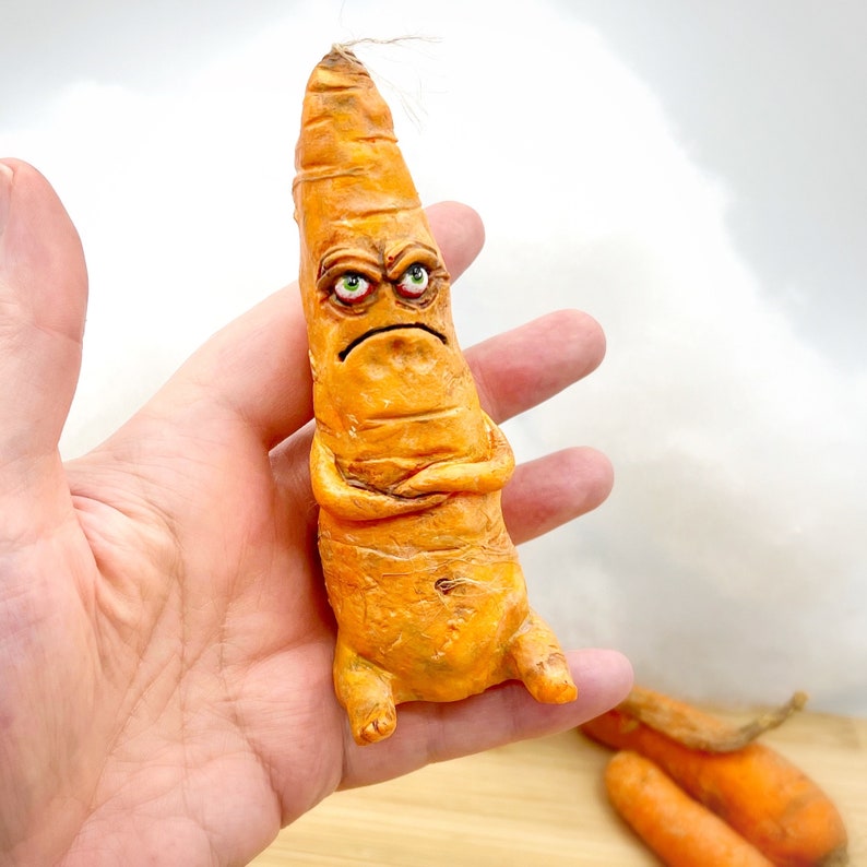 Cranky Carrot Figurine