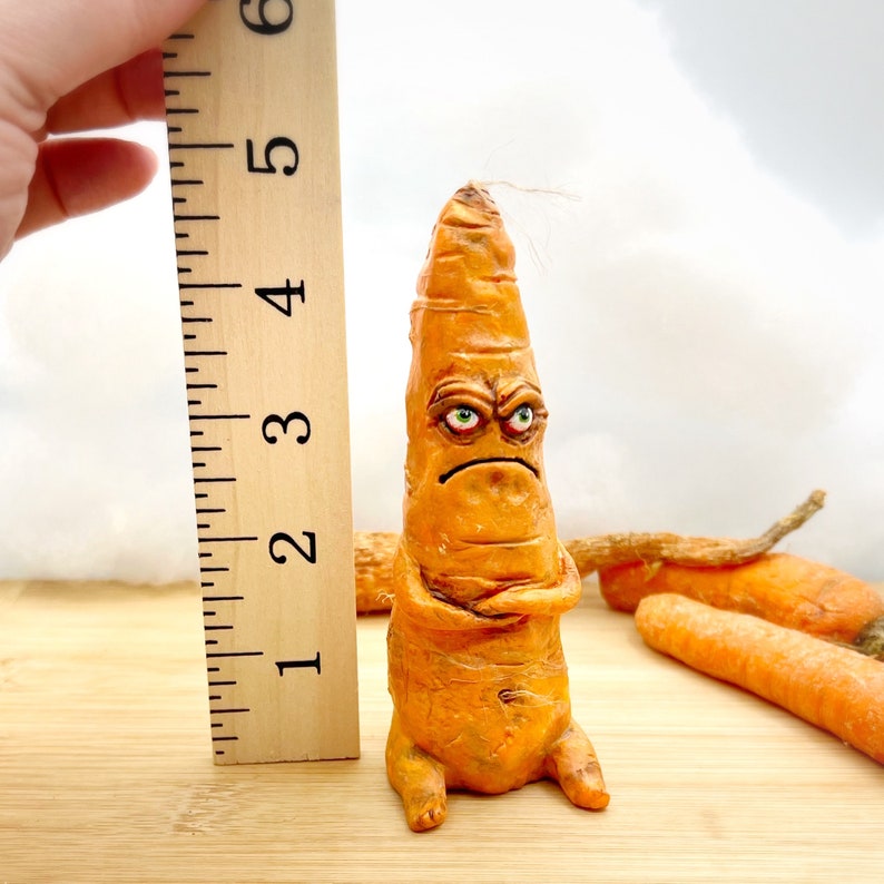 Cranky Carrot Figurine