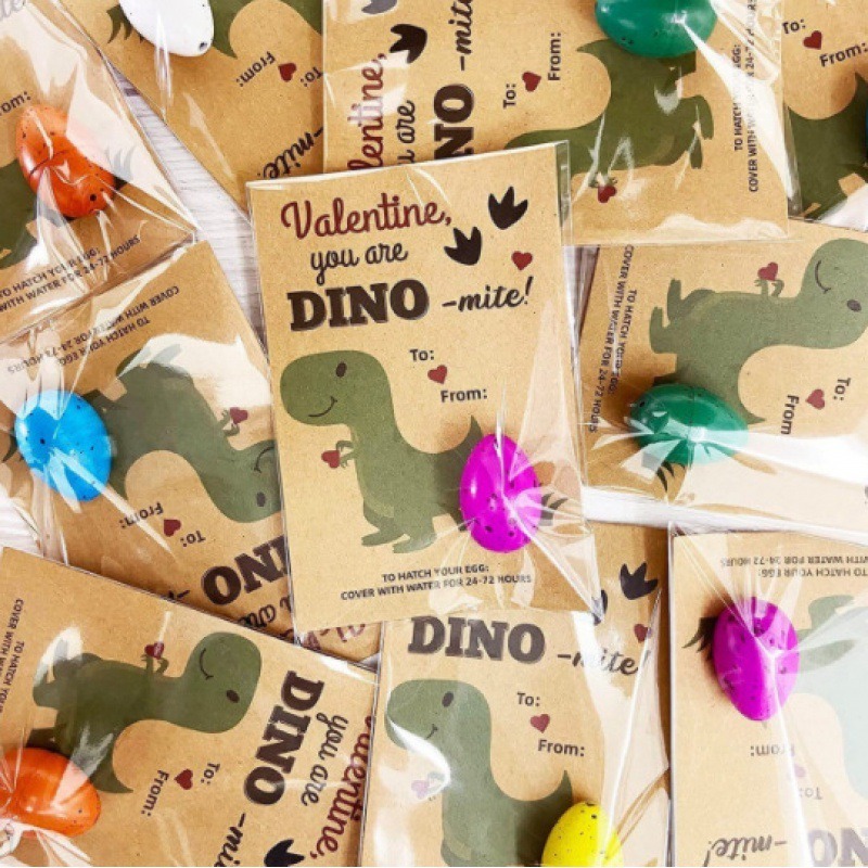 🎁Easter Valentine Gifts. 24pcs Hatching Dinosaur Eggs Growing Valentine Eggs🦕