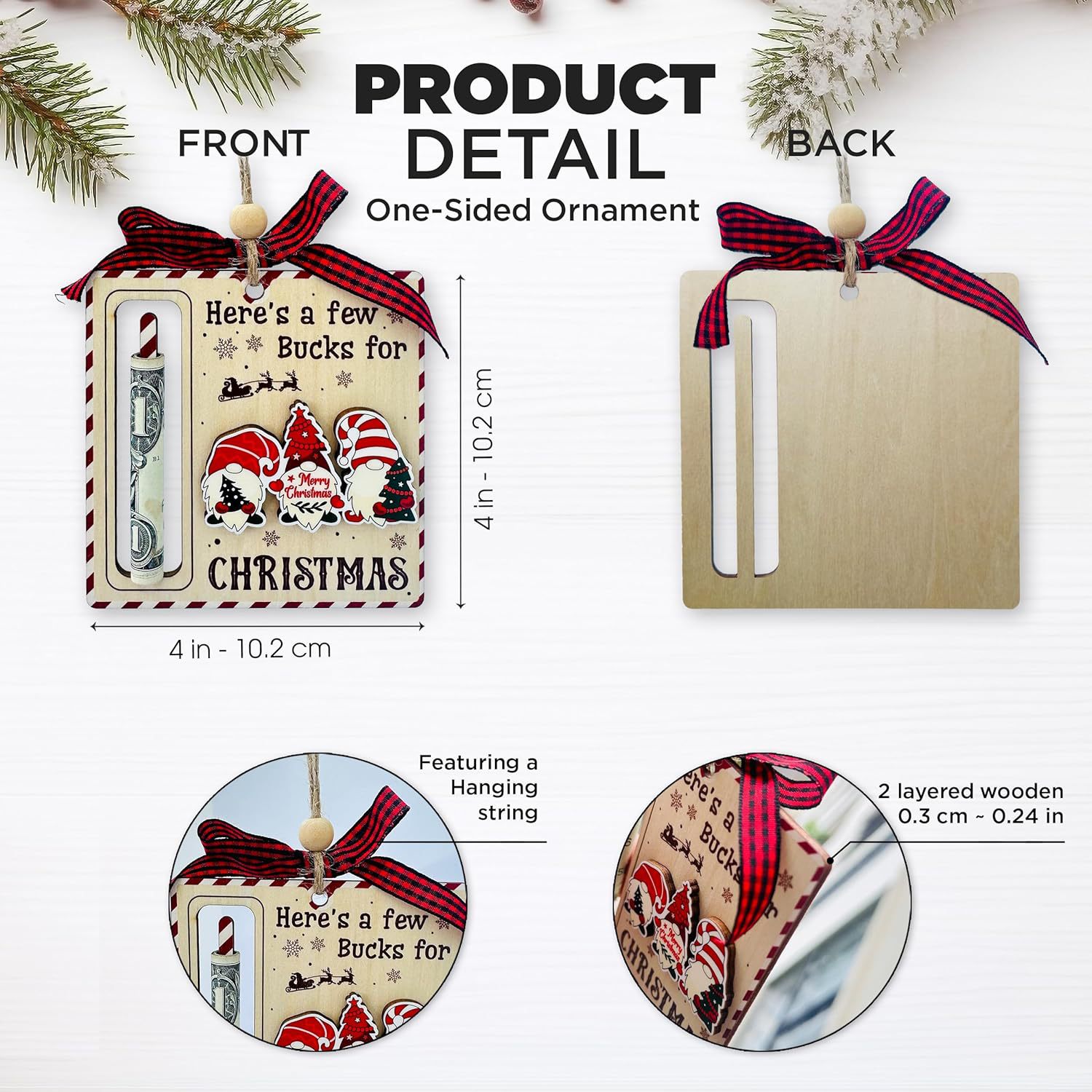 🎮Christmas  Money Holder Ornament