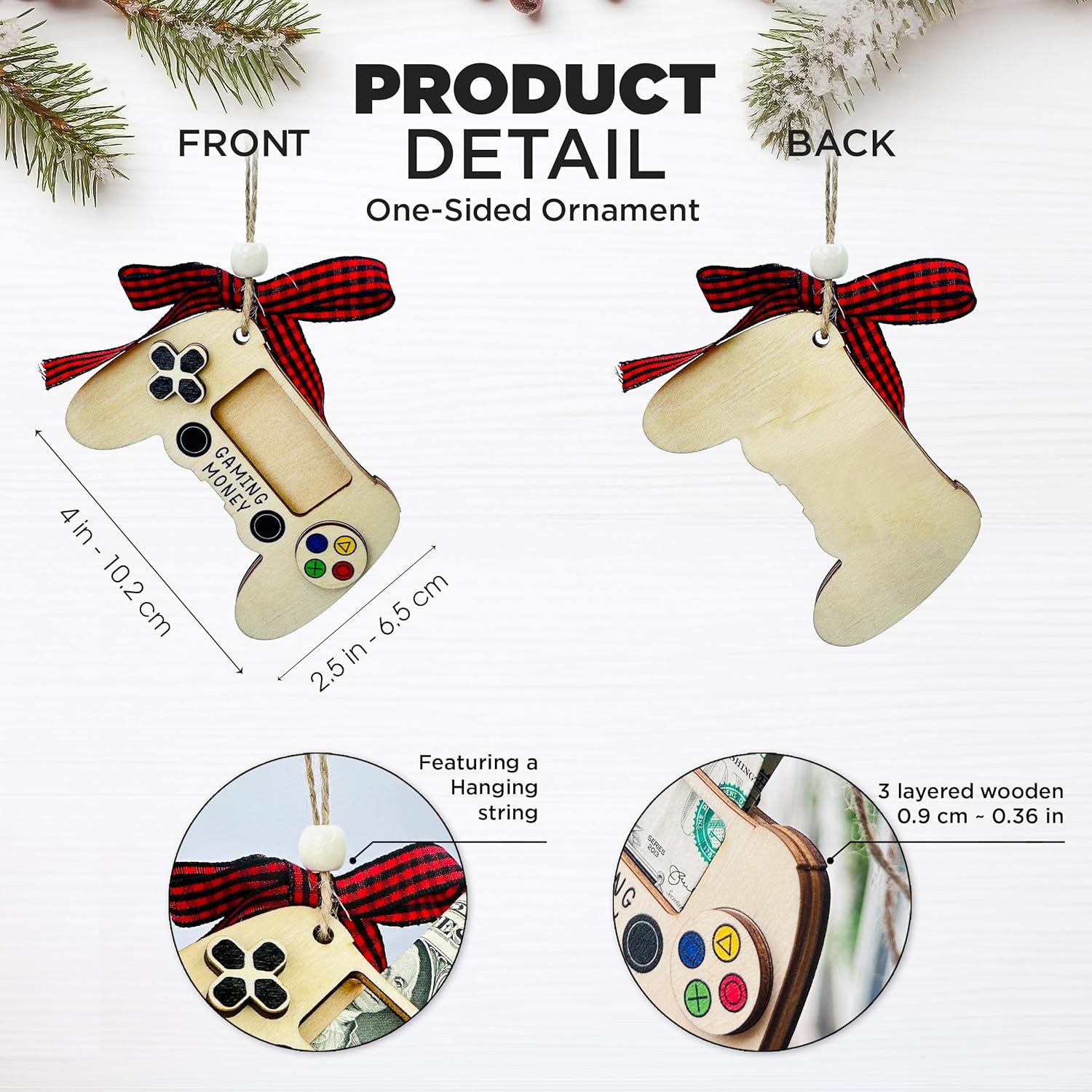 🎮Christmas  Money Holder Ornament