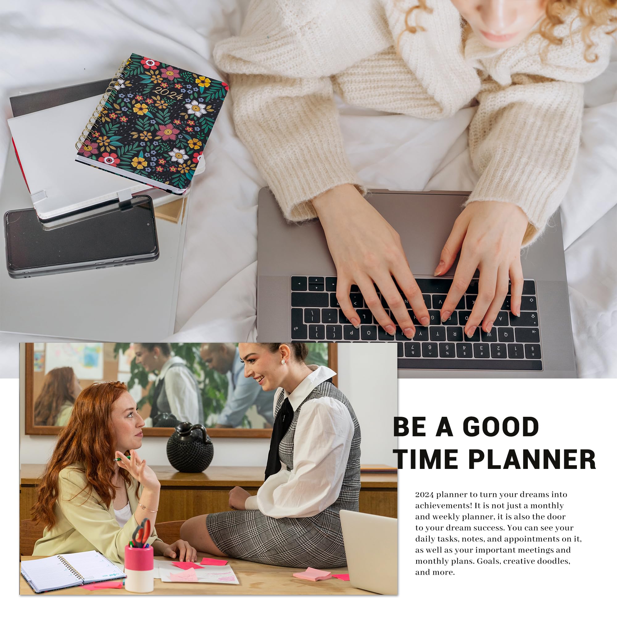 2024 Monthly Planner Spiral Bound