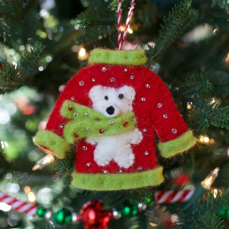Handmade Christmas Felt Ornament
