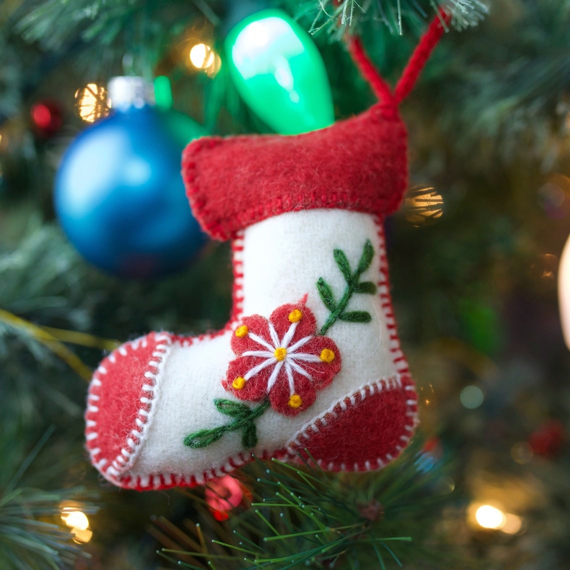 Handmade Christmas Felt Ornament
