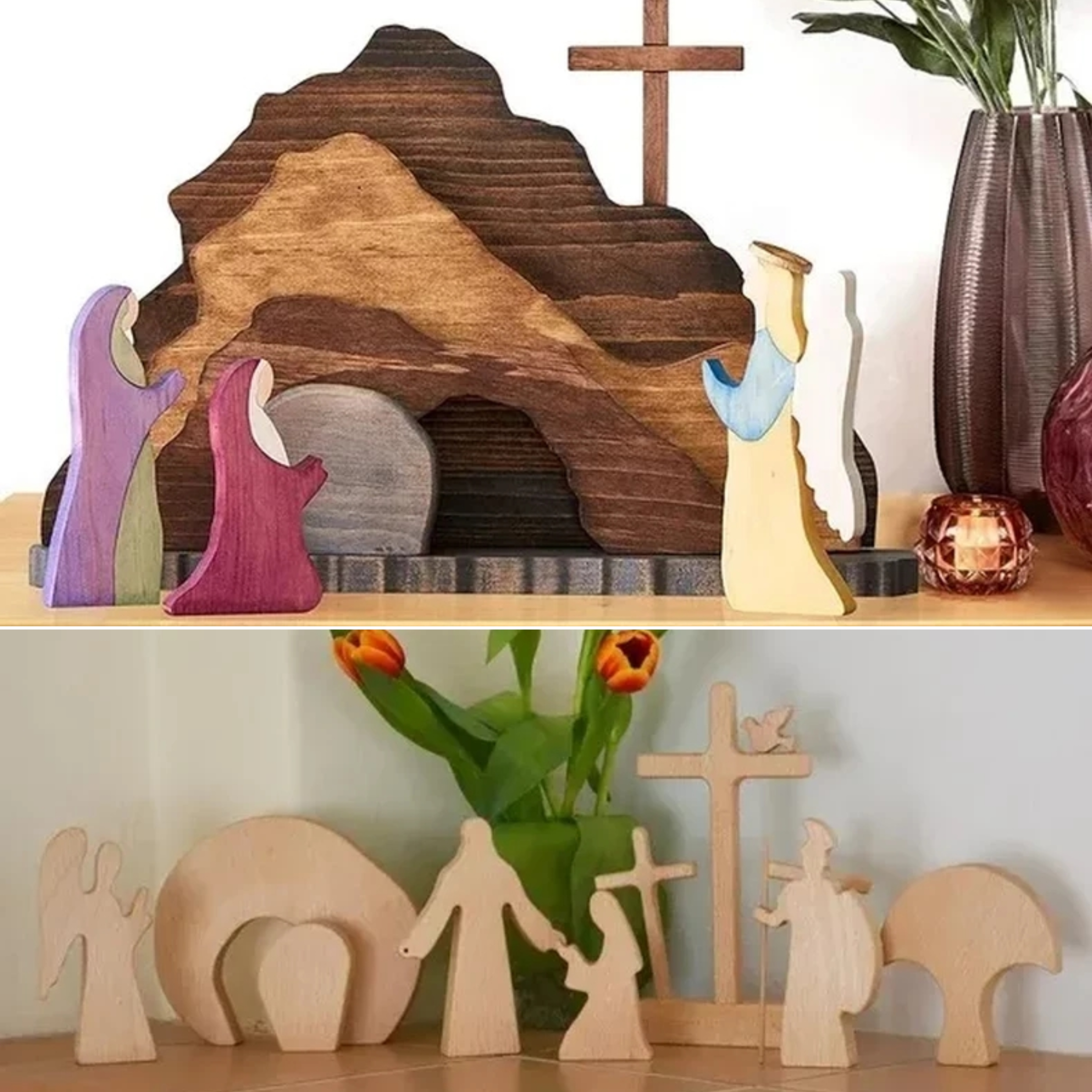 ✝️Easter Scene Wooden Decoration