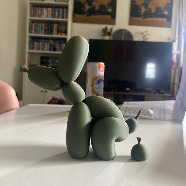 Funny Pooping Balloon Puppy Decoration