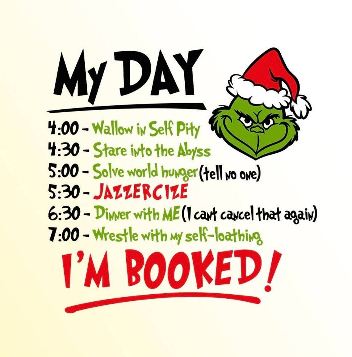 🎅Christmas Hot Sale - GR1NCH Schedule Ornament Gift Set (6Pcs)