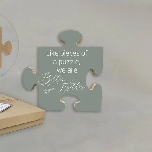 Puzzle Piece Thank You Gift Box