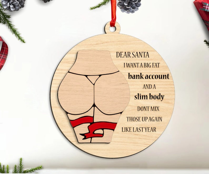 Funny Christmas Ornament Gift