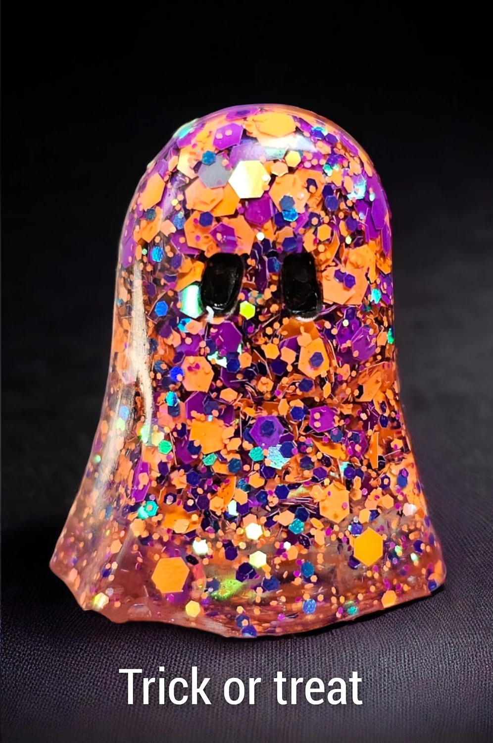 👻Halloween decoration，Resin Glitter Ghosts