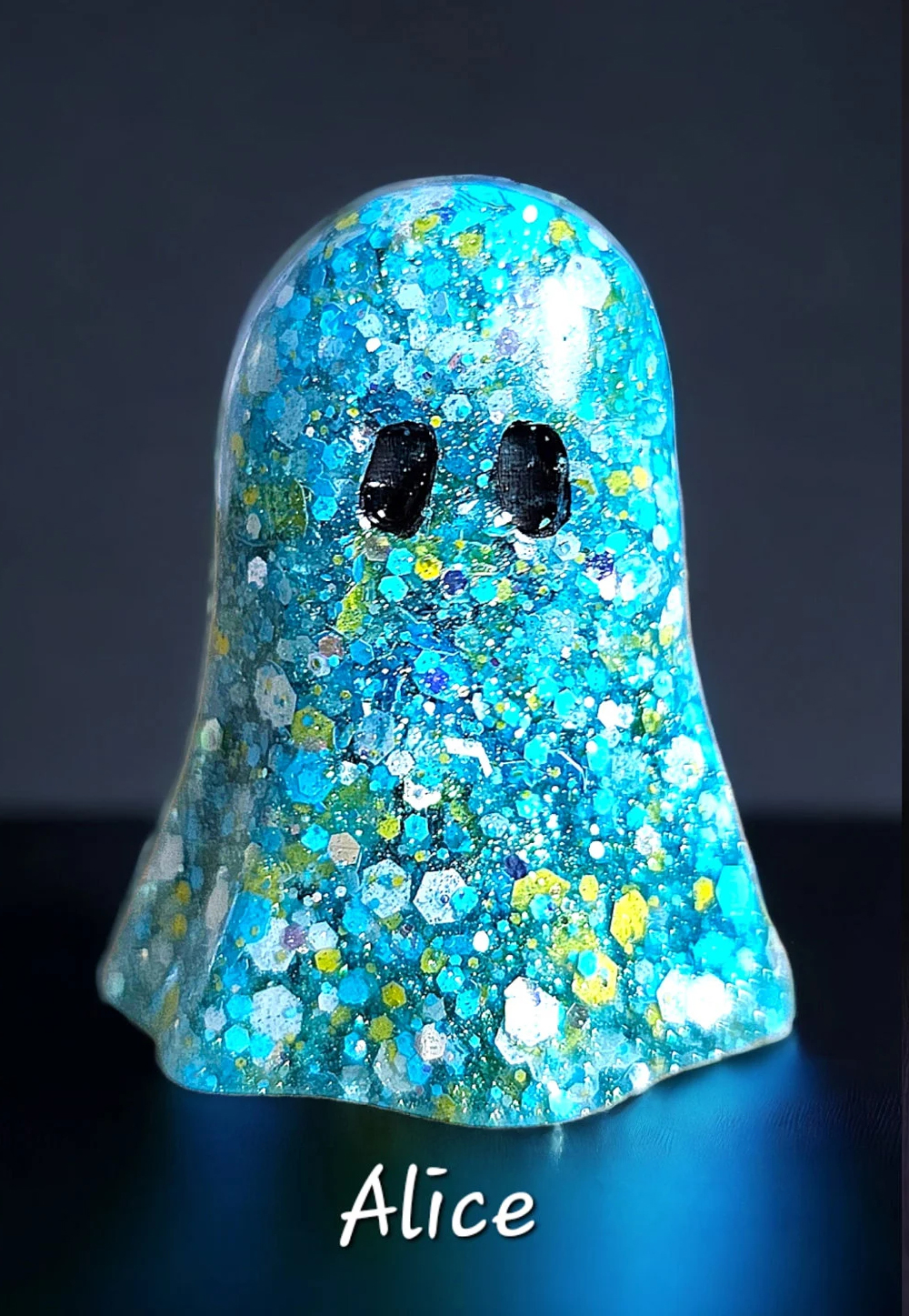 👻Halloween decoration，Resin Glitter Ghosts