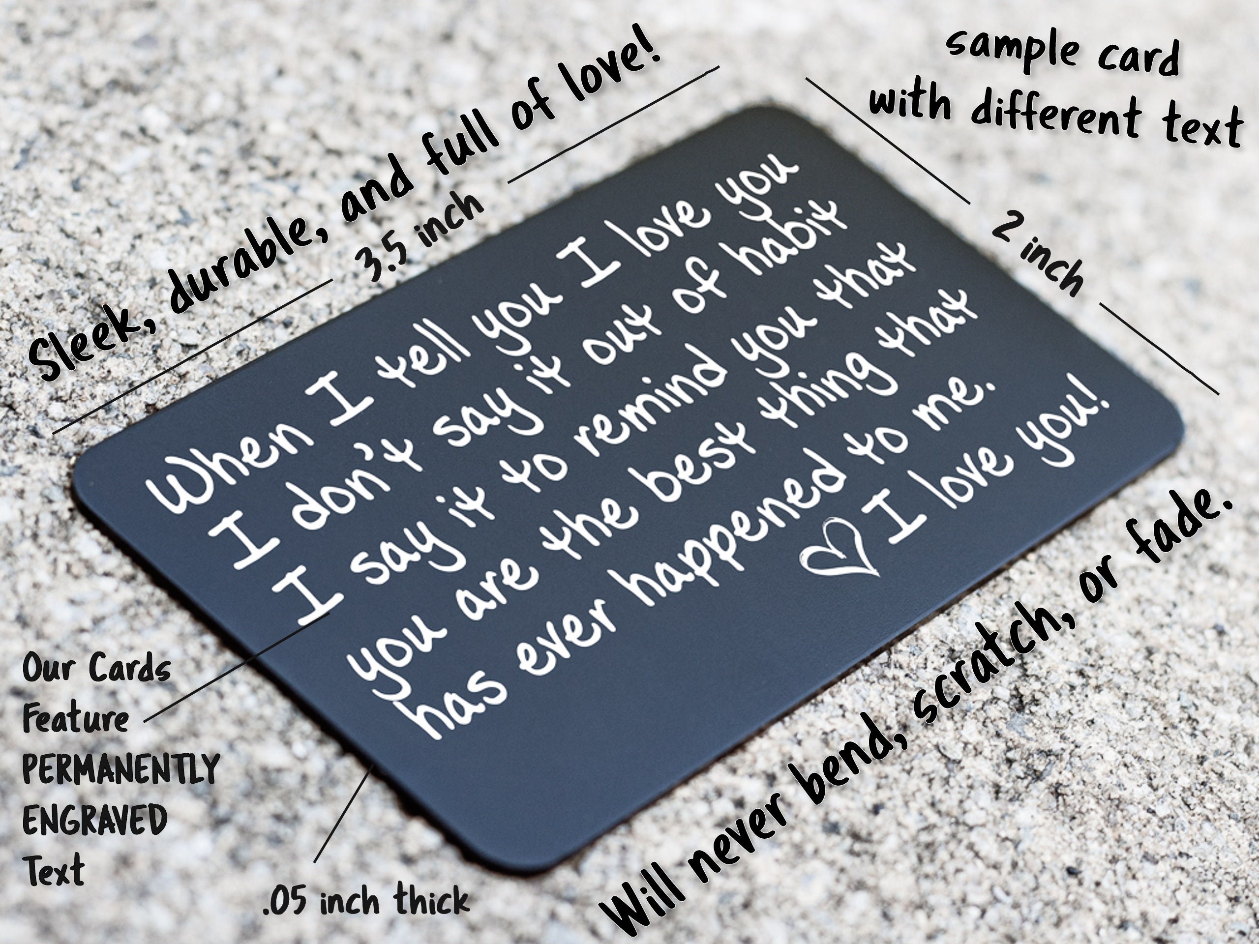 Father’s Day Gift，Wallet Card for Dad