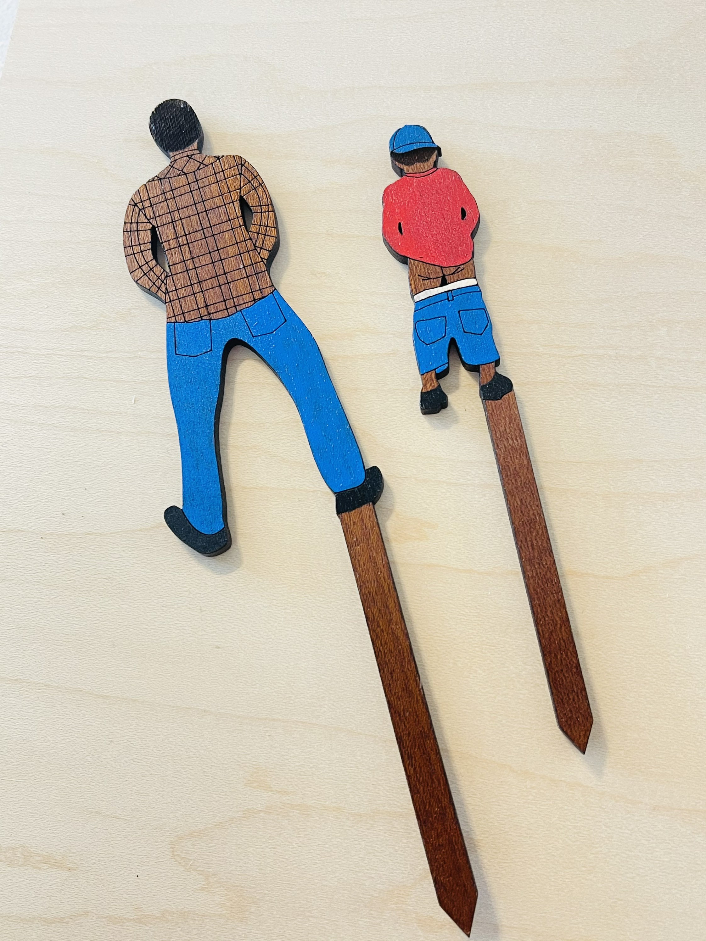 Funny Garden Stakes（Set of 3）