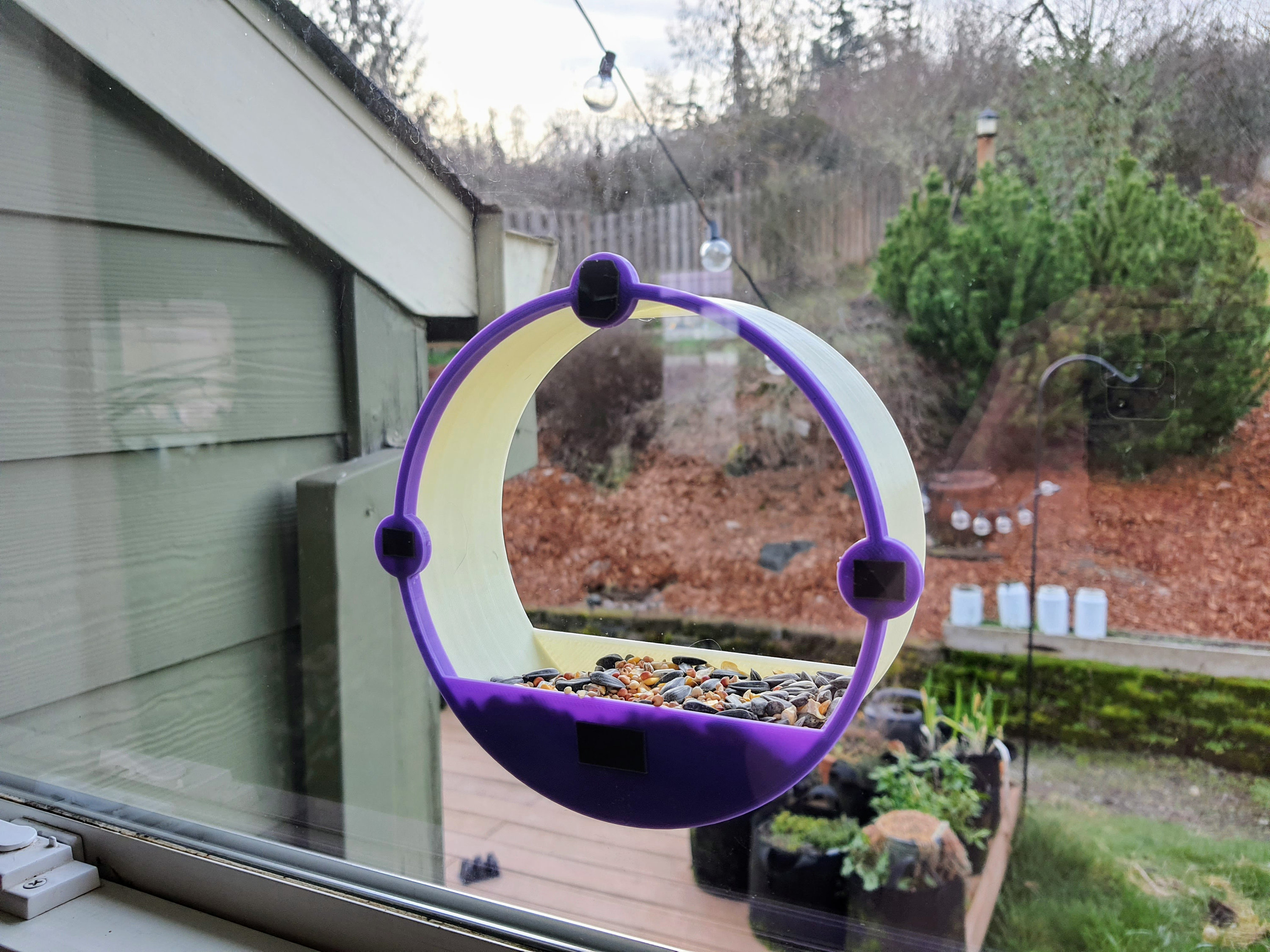 Window Bird Feeder House 
