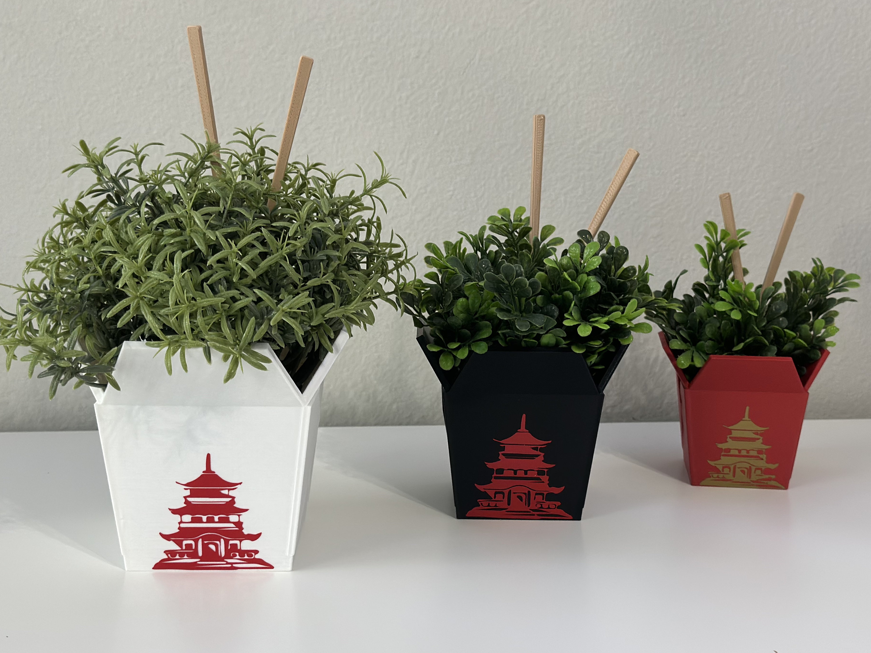 Chinese Planter Take-Out Box