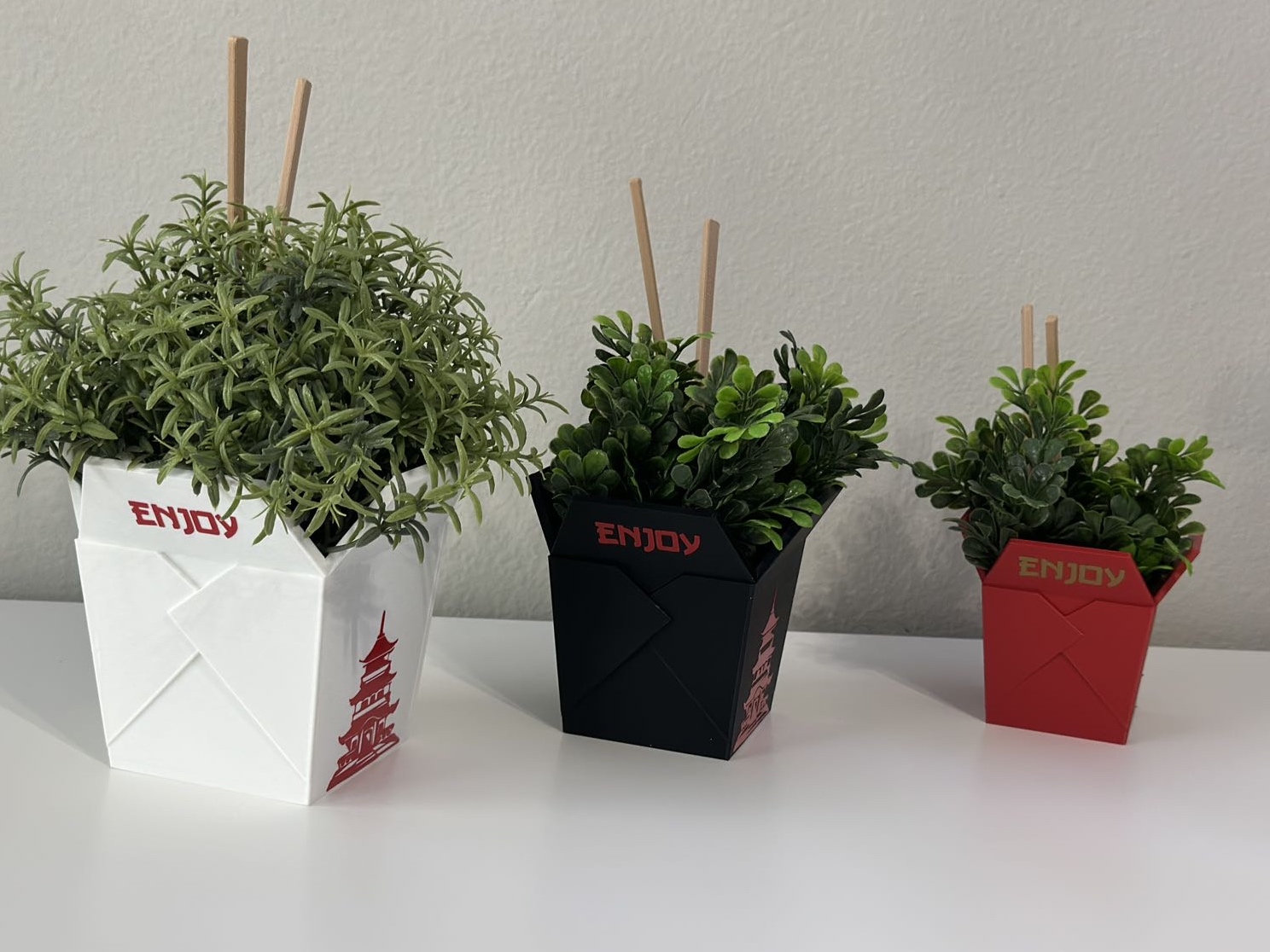 Chinese Planter Take-Out Box