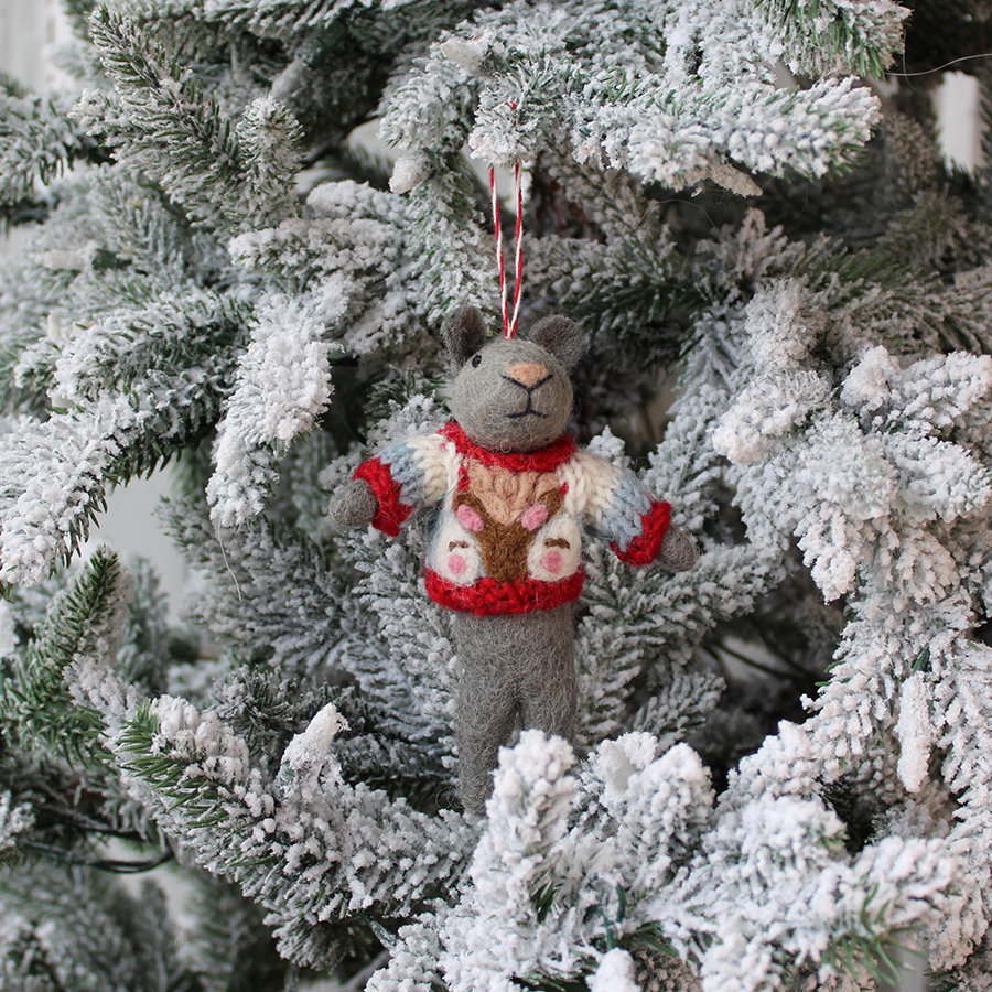 ✨Ugly Sweater Mouse Ornaments - Christmas Edition✨