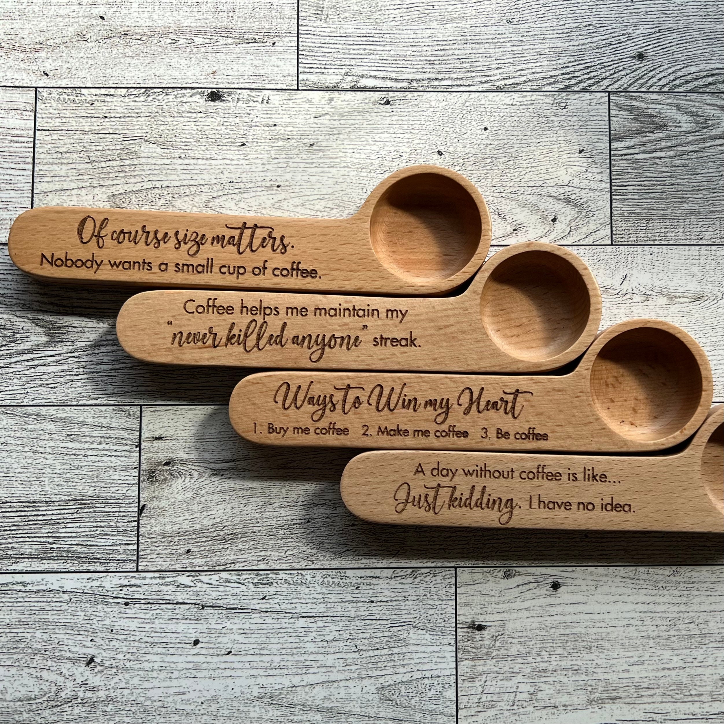 ☕Engraved Coffee Spoon | Unique Gift for Coffee Lovers🎁