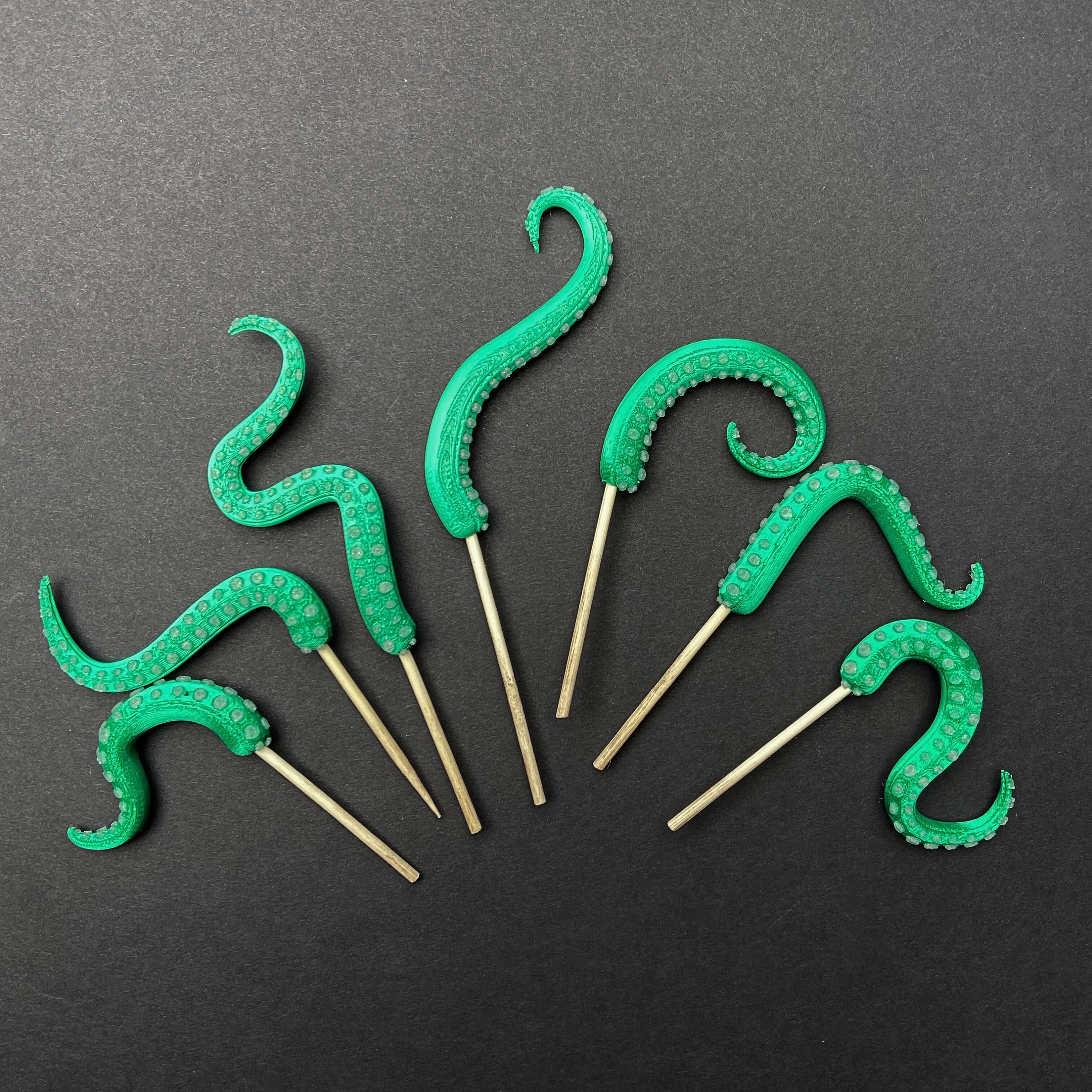 House Plant Accessories Decor - Set of 7 Sea monster Tentacles