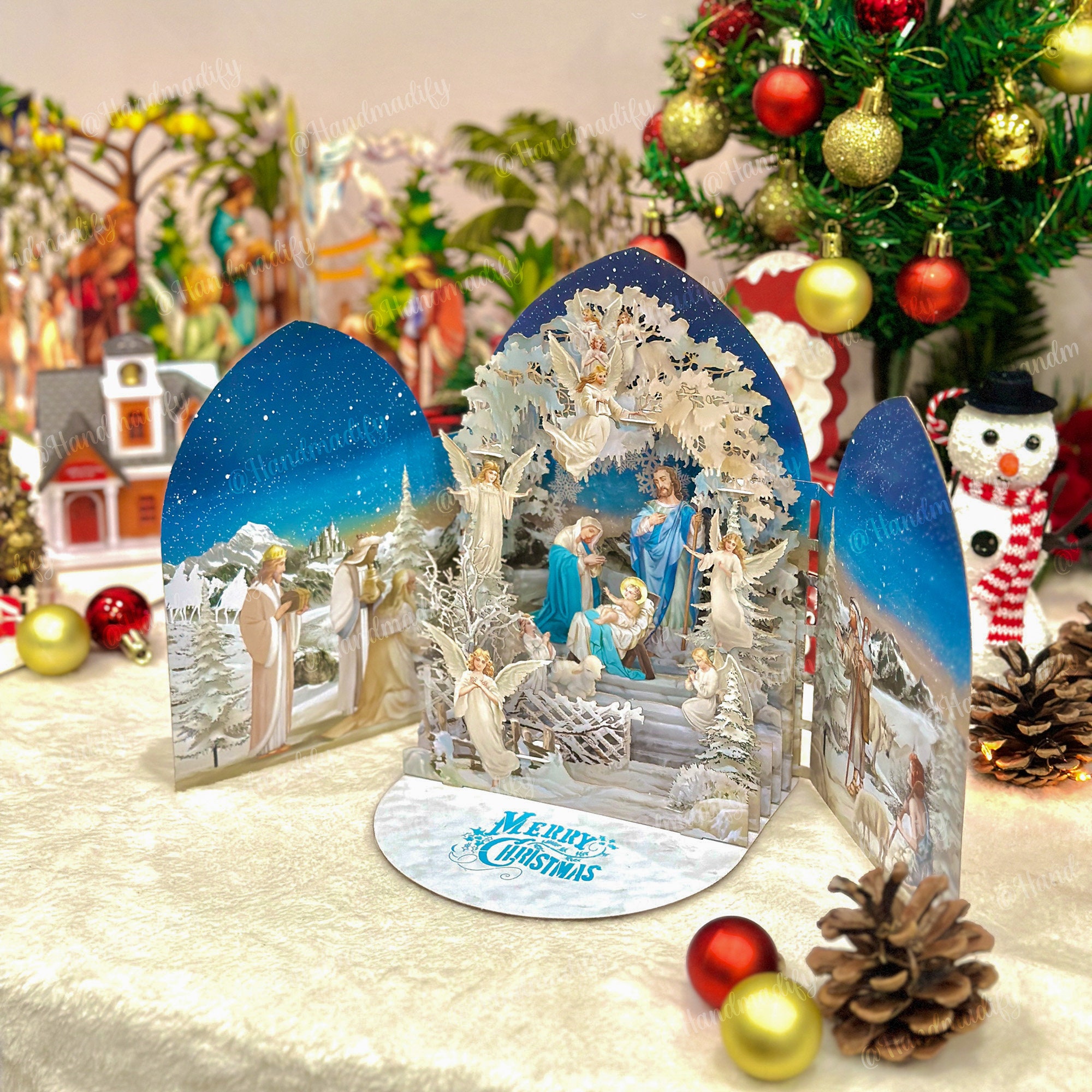 ✨Pop-Up Snowflakes Card: Christmas Edition✨