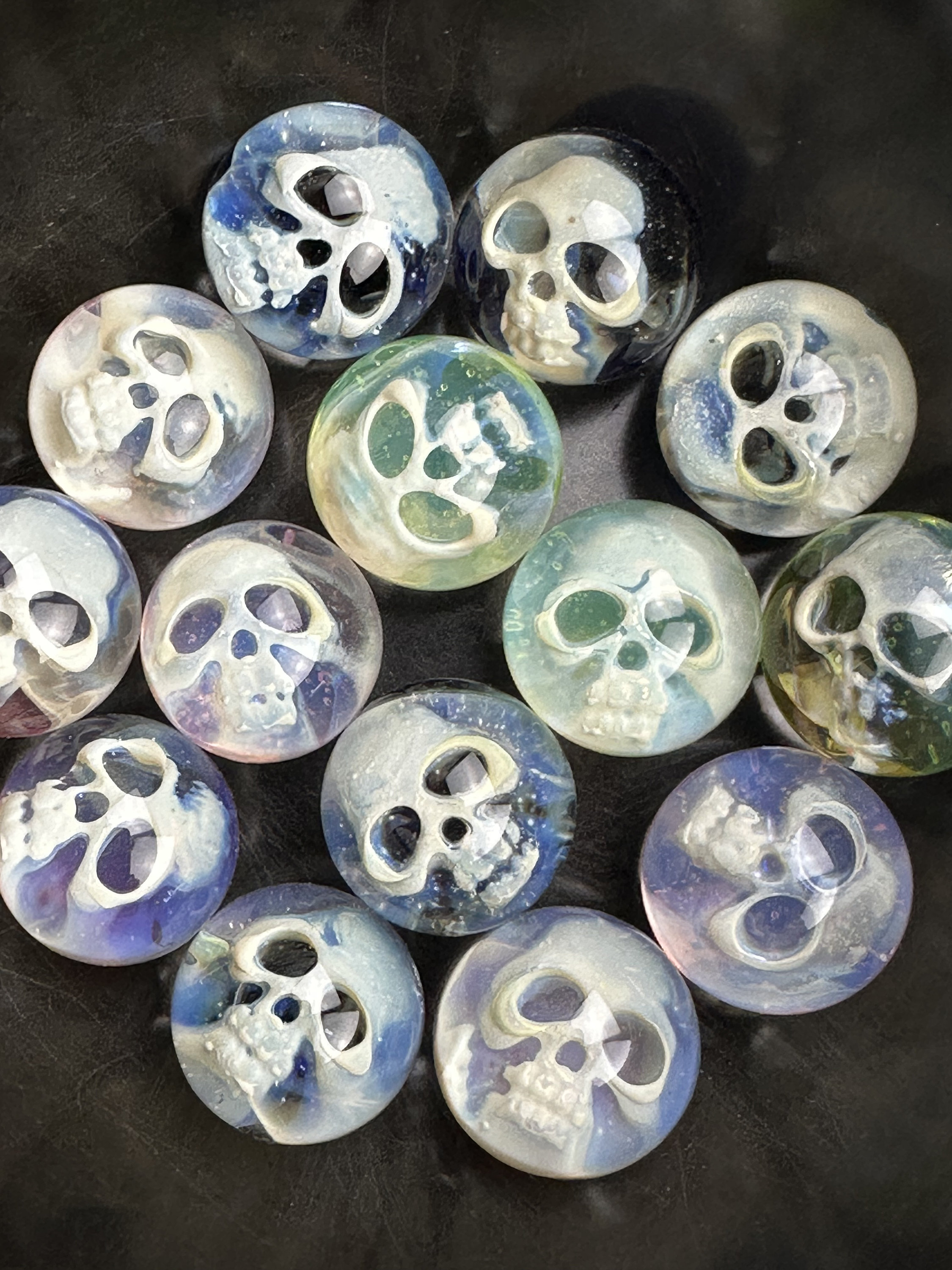 Hologram Skull Marble  
