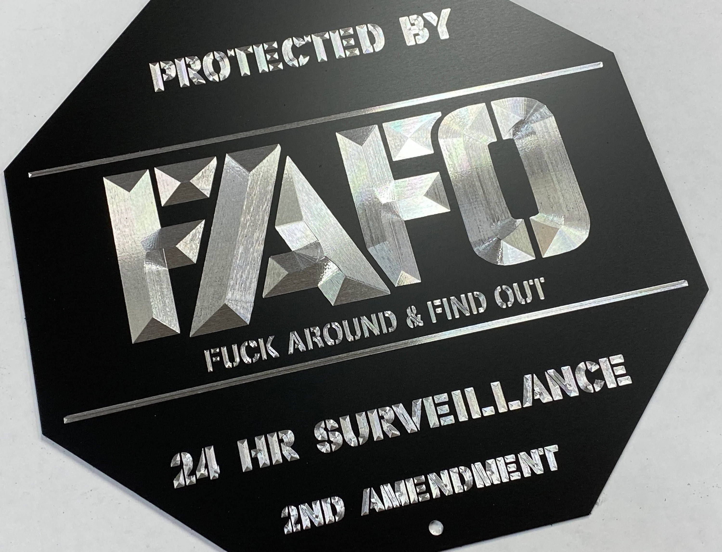 FAFO Sign F F*ck Around And Find Out 