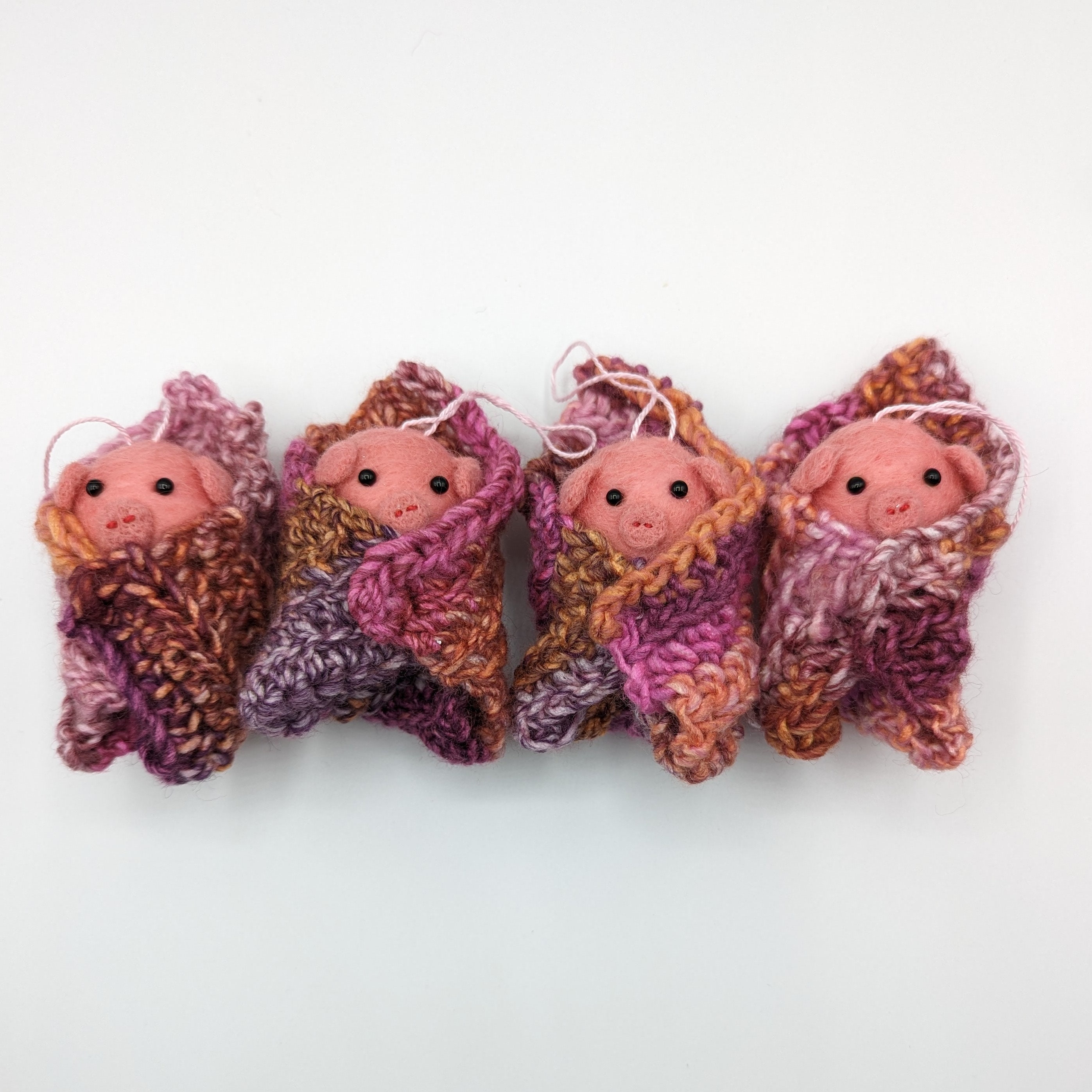 🎄 Handmade Pig in Blankets Christmas Tree Ornament 🎄